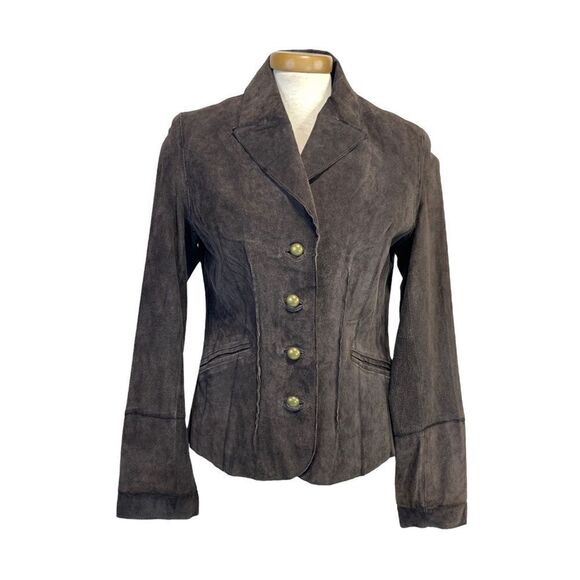 REITMANS Brown Suede Jacket - Picture 1 of 11